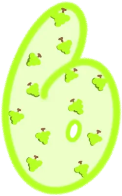 귀여운 숫자 6