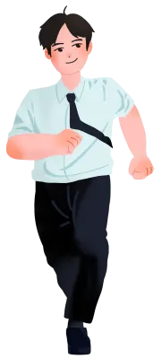 달리는 학생