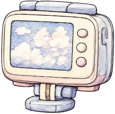 Cute pastel kawaii travel stickers, hand-drawn cozy aesthetic PNG collection