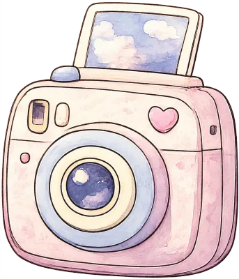Cute pastel kawaii travel stickers, hand-drawn cozy aesthetic PNG collection