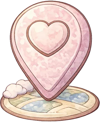 Cute pastel kawaii travel stickers, hand-drawn cozy aesthetic PNG collection