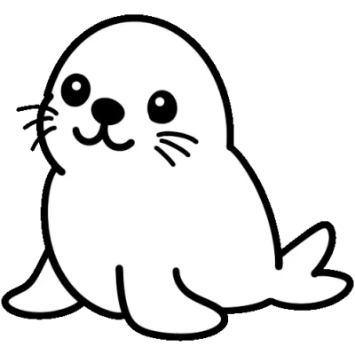 Cute Ocean Animals Coloring Pages