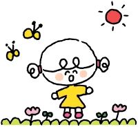 꽃밭과 어린이