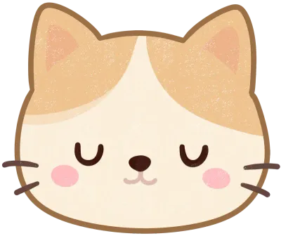 Cute cat face