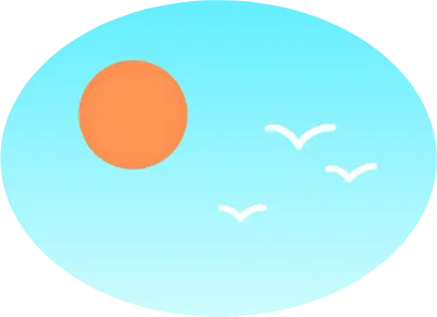 朝の空