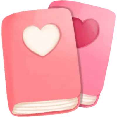 Heart Cover Notebook PNG