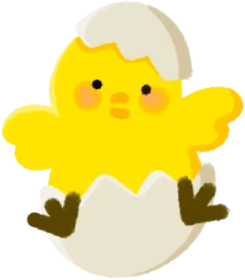 알에서 나온 병아리