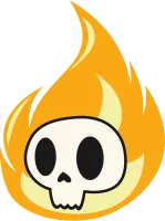 flame skull element 5
