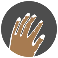 Close Up Human Hand Fingers