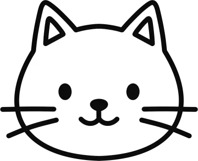 귀여운 고양이 색칠공부 도안