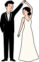 WeddingDancingColor_춤추는신랑신부컬러