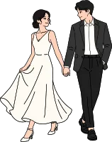 HoldingHandsColor_손잡은신랑신부컬러