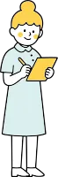 차트 작성하는 간호사