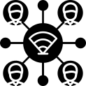 Wireless Network Icon Vector Element Icon Design