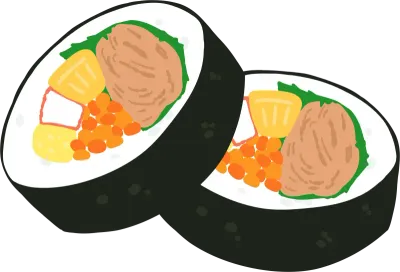 (맛있는 k푸드 일러스트) 김밥 일러스트06