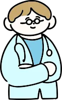 팔짱낀 의사 선생님