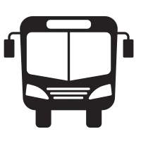 Front Modern Bus