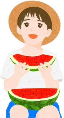 수박과 어린이