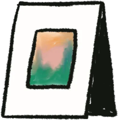 손그림 미니 액자 프레임