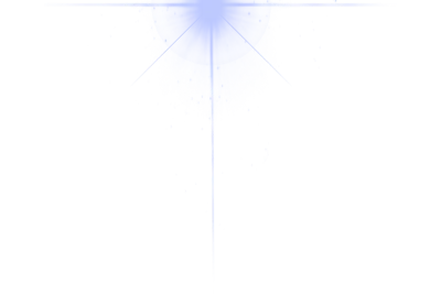 Blue Lens Flare Light Effect PNG Overlay Isolated on Transparent Background