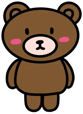 귀여운 곰 캐릭터