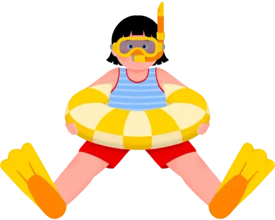 물놀이하는 아이