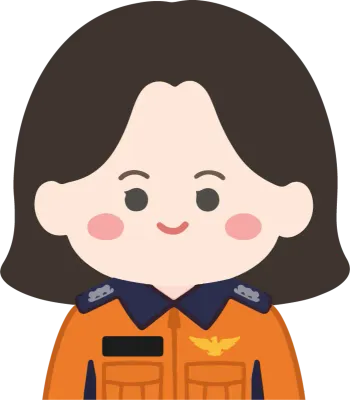 공무원 경찰 소방관 손하트 경찰관