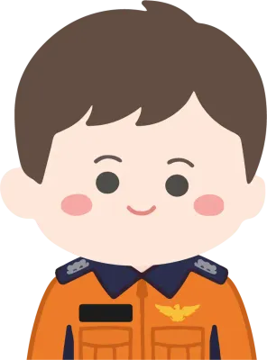 공무원 경찰 소방관 손하트 경찰관