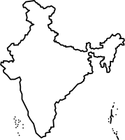 india map icon