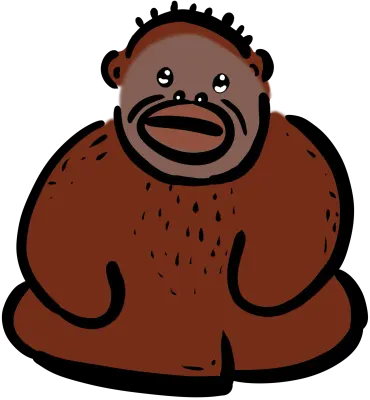 깜찍한 고릴라