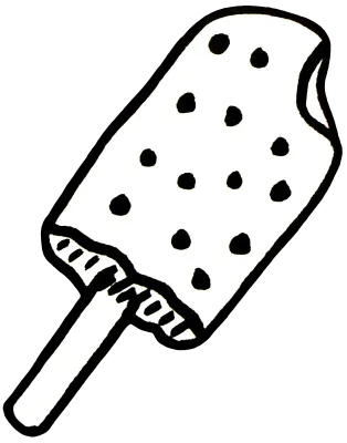 Hand Drawn Ice Cream Bar Illustration