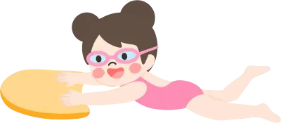 수영하는 아이