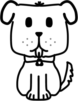 dog outline