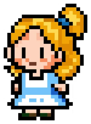 픽셀 아트 소녀