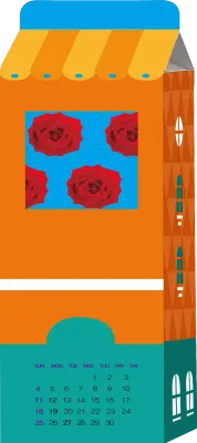 우유곽 일러스트