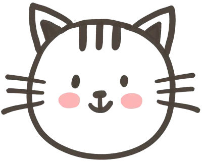 귀여운 고양이 얼굴