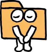 フォルダのキャラクター