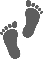 Footstep icon
