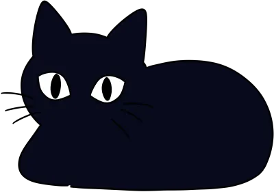 식빵 고양이 일러스트