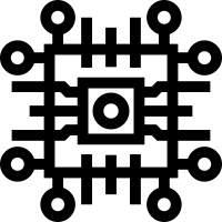 AI 칩 라인 아이콘 - AI Chip Line Icon
