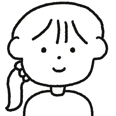 귀여운 캐릭터 초상화 일러스트