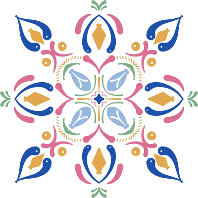Scandinavian Folk Mandala Pattern