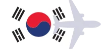 한국 국기 비행기 여행
