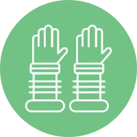 Raise Hand Icon Vector Element
