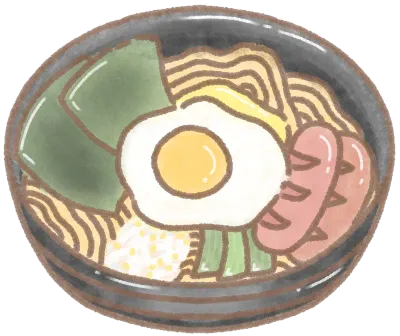 ramyun fried egg
