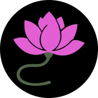 Lotus Flower Flat Icon