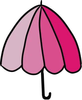 핑크 우산