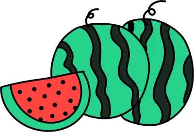수박 일러스트