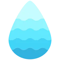 Abstract Water Drop Illustration