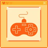 Joystick vector Icon Design